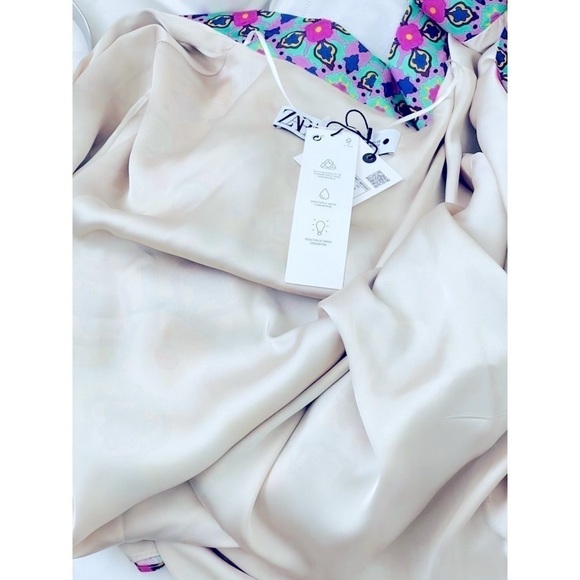 Zara womens long kimono style oversized Small 48” long fully lined - Picture 10 of 12